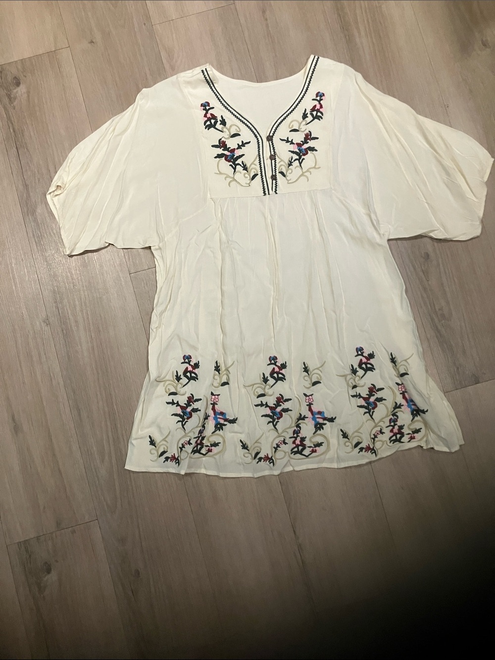 Dress with embroidery size medium